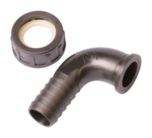 90° Bogen 1 Zoll + Mutter + Dichtung