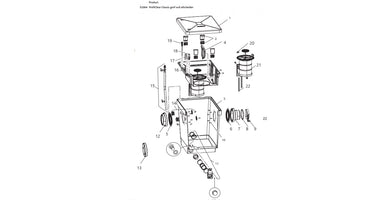Onderdelenoaseproficlearclassicgrofvuilafscheidertekening