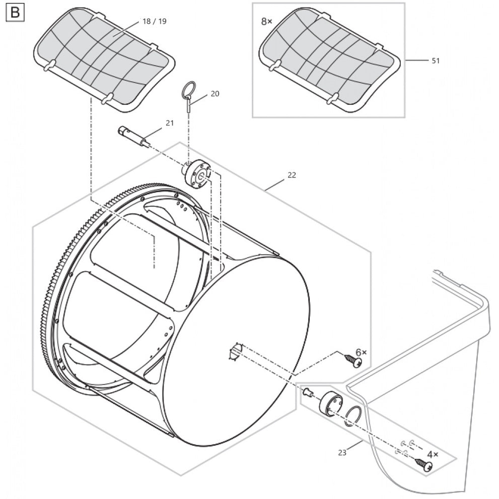 Onderdelenoaseproficlearpremiumtrommelfilterpompgevoedtekening3_a77ad705-c071-4f94-82fa-818900f5b93b