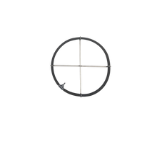 Ring beluchter diameter 60cm met RVS houder