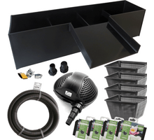Plantenfilter Met Waterval 100x25x25cm Complete Set