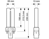 uv-lamp-11-watt-tekening