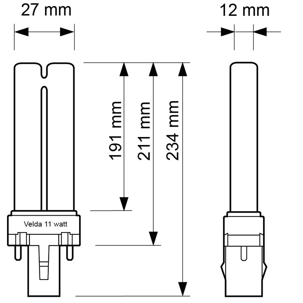 velda-11-watt-uv-lamp-tekening