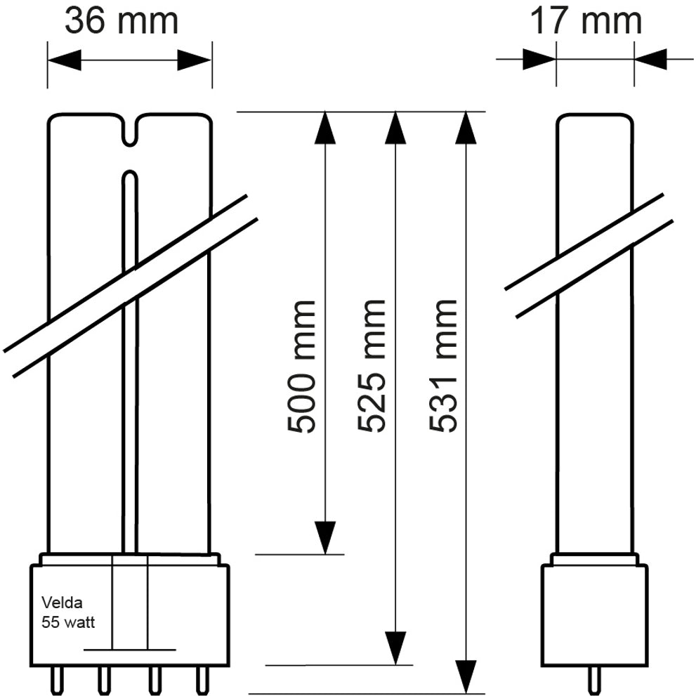 velda-55-watt-uv-lamp-tekening