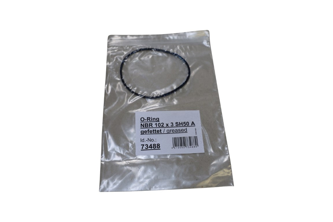 O-ring NBR 102 x 3 SH50 A ingevet