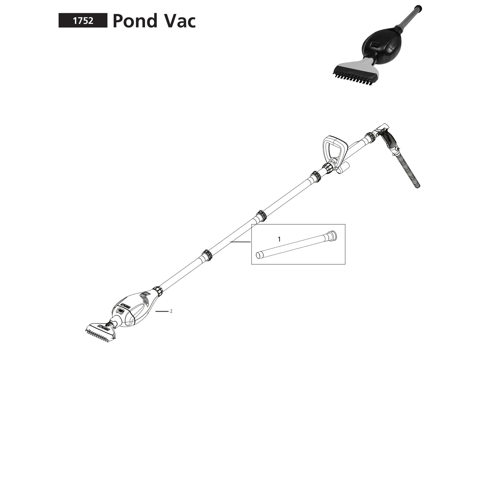 OnderdelenHozelockPondVactekening