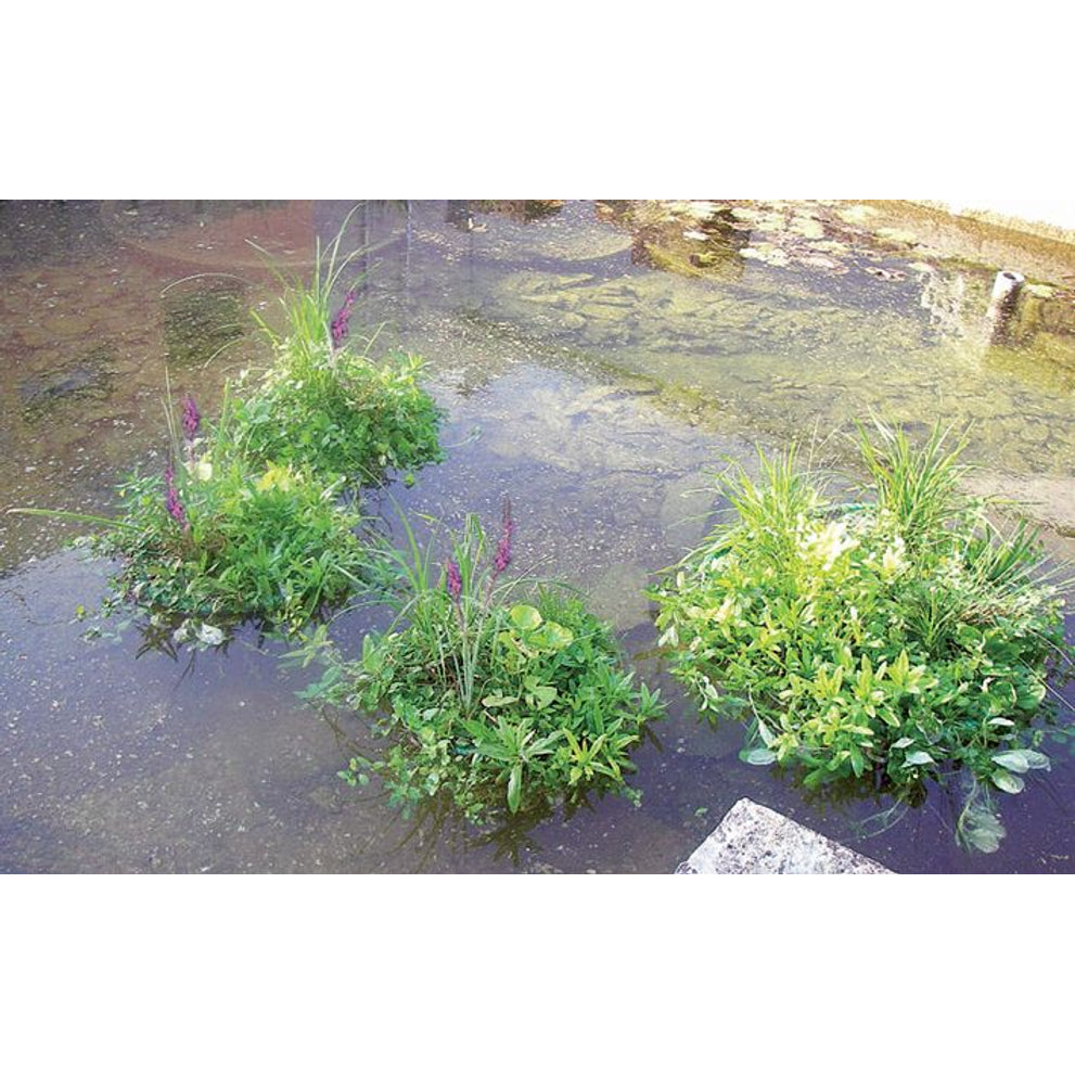 Drijvend planteneiland rond 37cm.