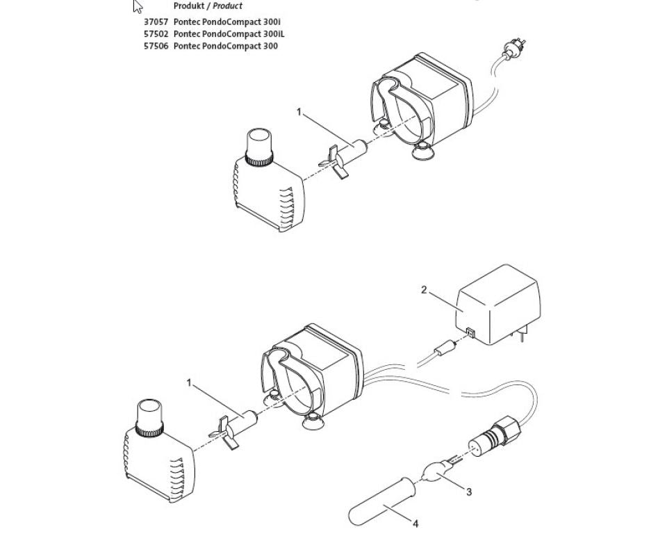 pontec-pondocompact-300i-300il-300-onderdelen-tekening