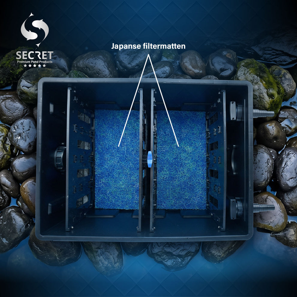 secret-biolux-36000-vijverfilter-japanse-matten
