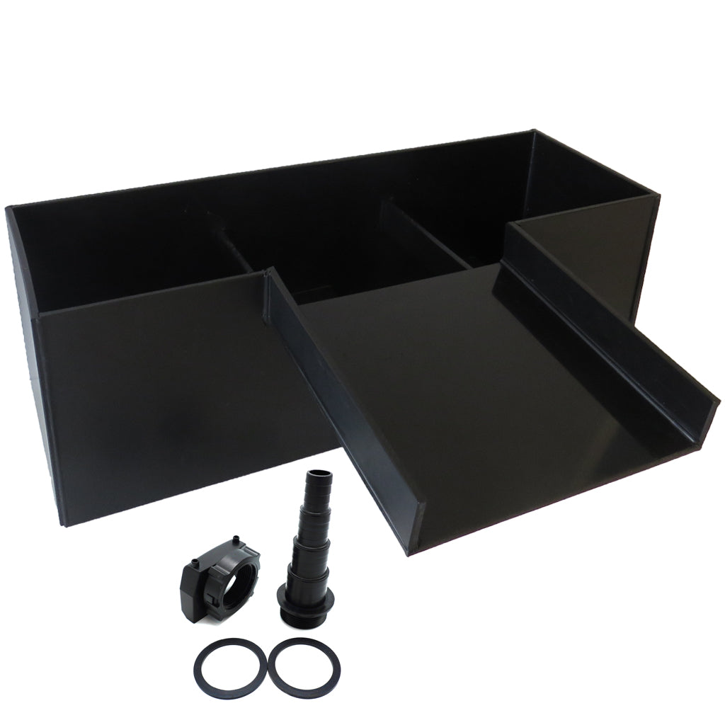 Geheimfilter mit Wasserfall 75x25x25cm