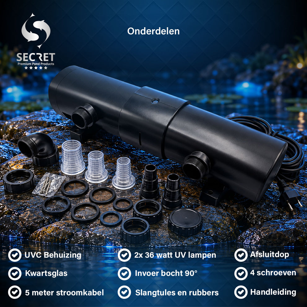 secret-uvc-filter-72-watt-onderdelen