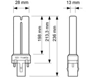uv-lamp-11-watt-tekening