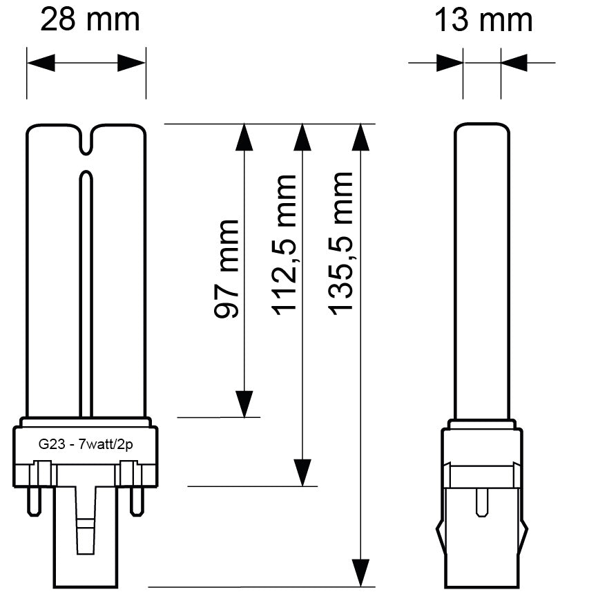 uv-lamp-7-watt-tekening