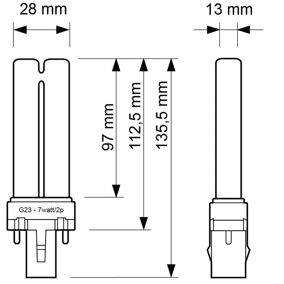 uv-lamp-7-watt-tekening
