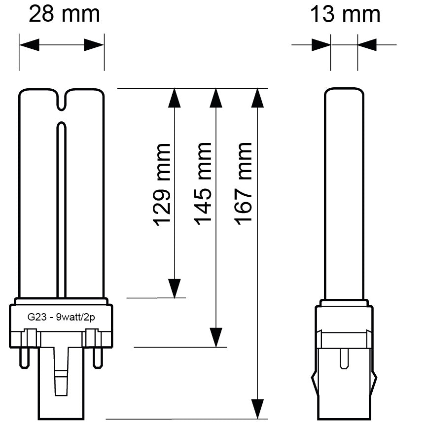 uv-lamp-9-watt-tekening