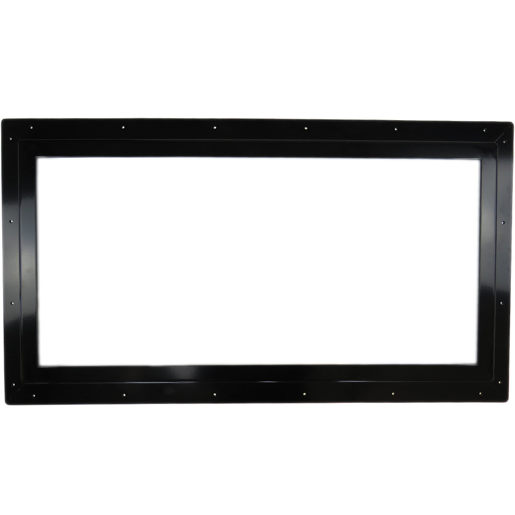 Vijverraam 50x150 antraciet gesloten model