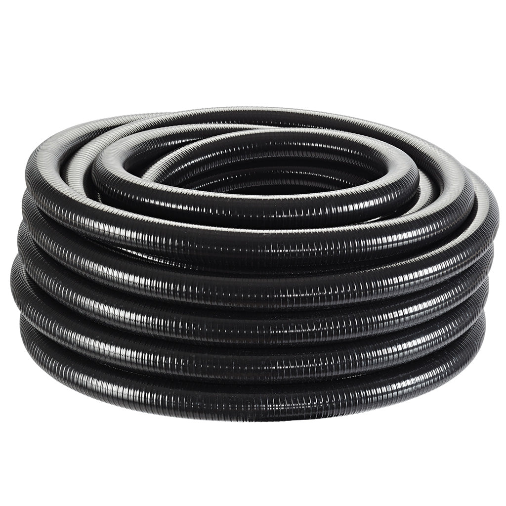 Vijverslang Zwart 38/40mm rol 25 meter | Spiraalslang