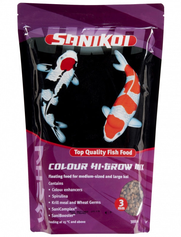 SaniKoi Colour Hi-Grow Mix 3mm 3000ml