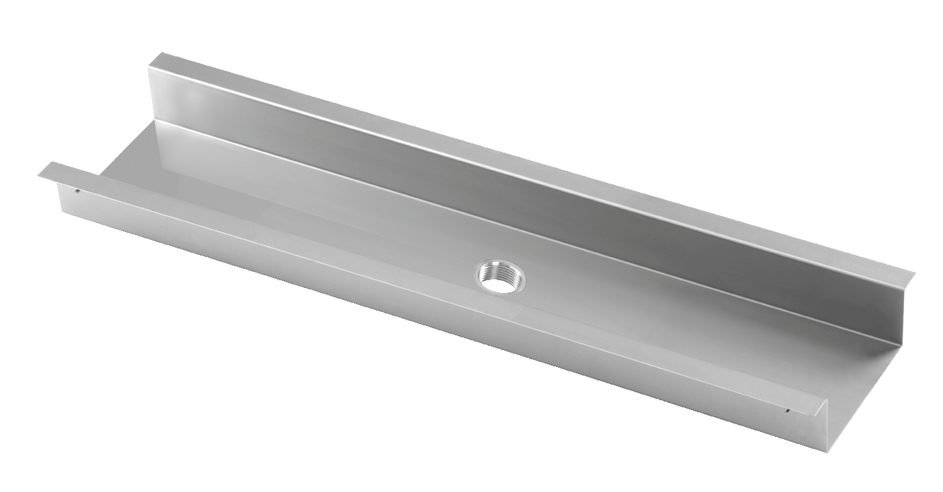 Onderdelen oase RVS beekloop