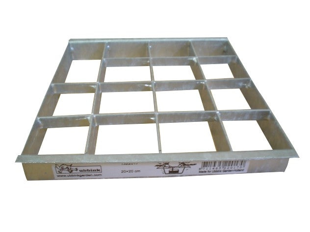 Inzetstuk voor afdekrooster 20 x 20 cm