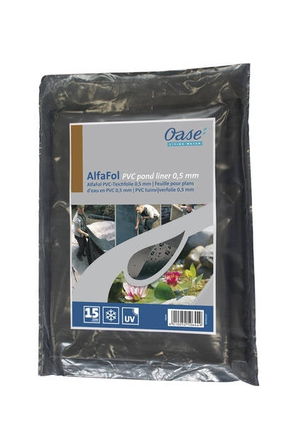 Oase AlfaFol zwart Pre-Packed 0,5mm / 6x8m PVC vijverfolie