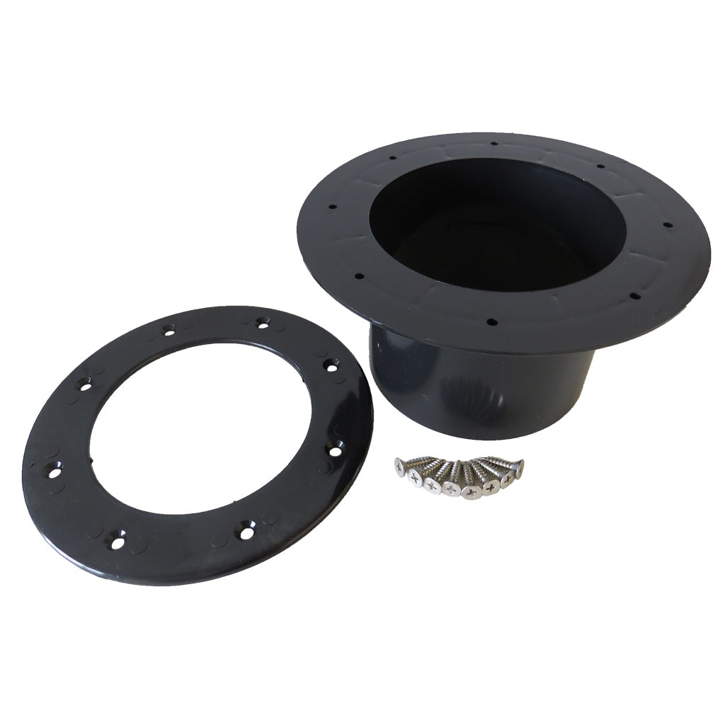 Wanddoorvoer dikwandig 110mm. inwendig