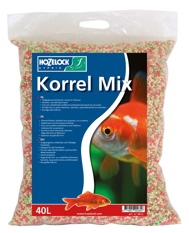 Hozelock Visvoer Korrel 40 Liter