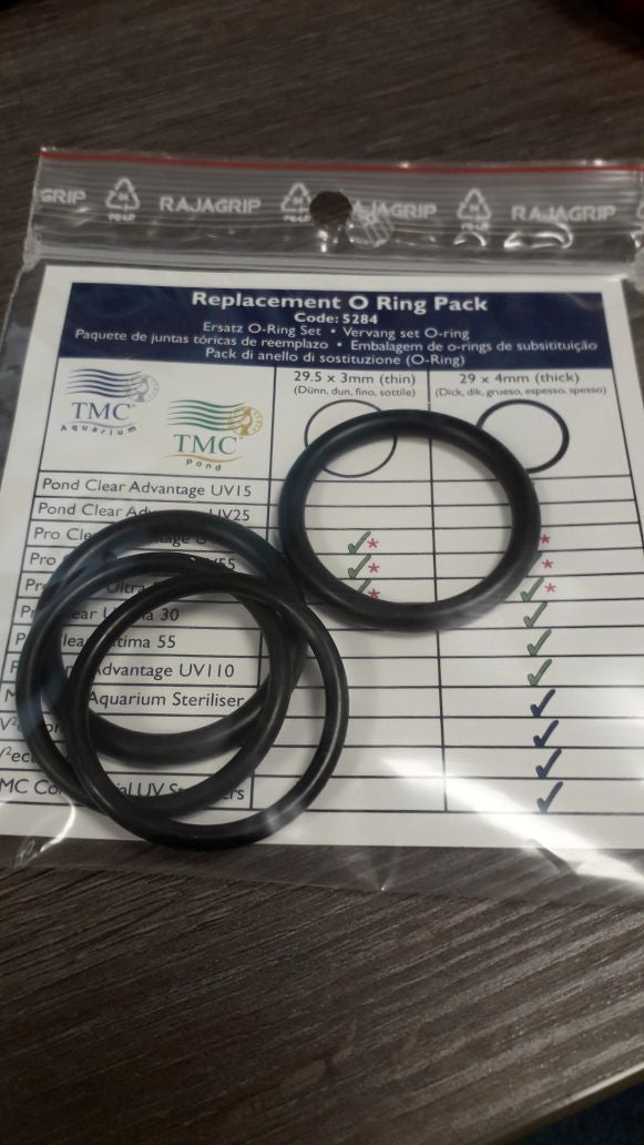 O-Ring-Set für TMC 15-25-30-55-110 Watt