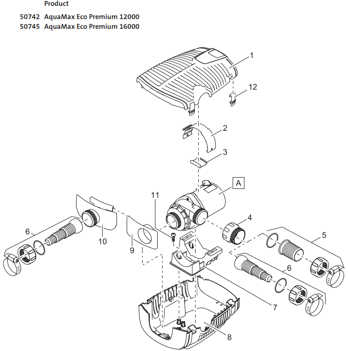 oase-aquamax-eco-premium-16000-onderdelen-tekening-01
