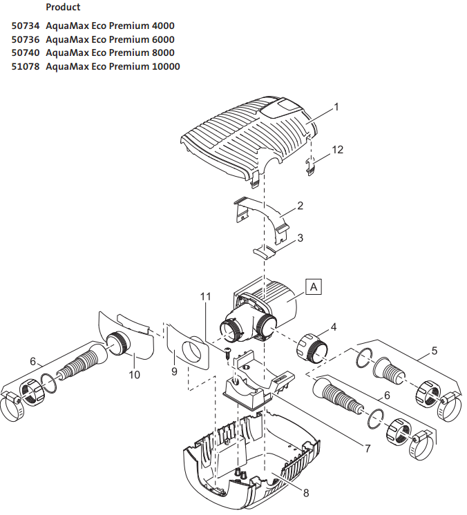 oase-aquamax-eco-premium-6000-onderdelen-tekening-01