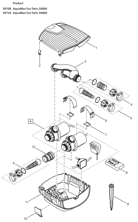 oase-aquamax-eco-twin-20000-onderdelen-tekening-01