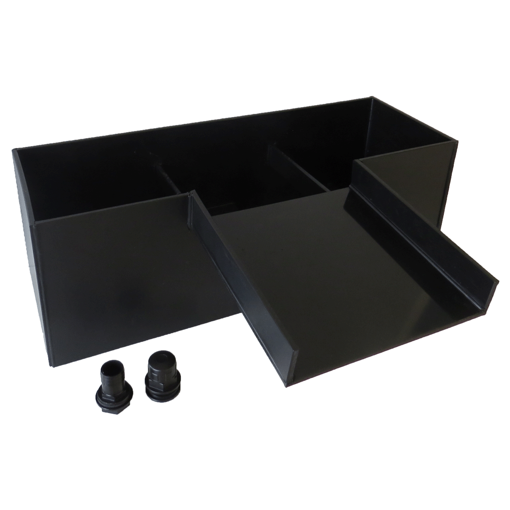 Plantenfilter met waterval 75x25x25cm.