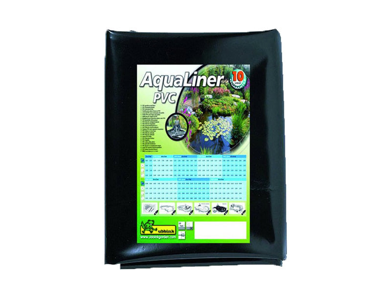 Vijverfolie PVC voorverpakt 4x6m. dikte 1mm.